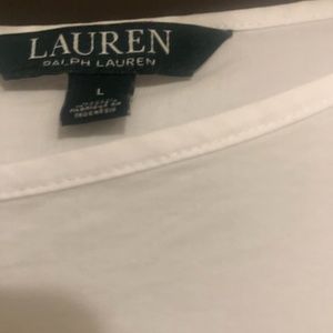 RALPH LAUREN CRISP WHITE TUNIC